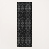 Zwart-wit patroon yogamat (Voorkant)