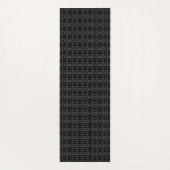 Zwart-wit patroon yogamat (Achterkant)