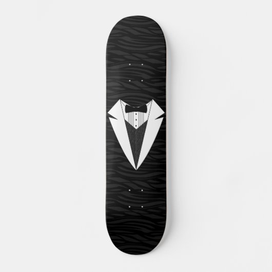 Zwart/wit Persoonlijk Skateboard (Voorkant)