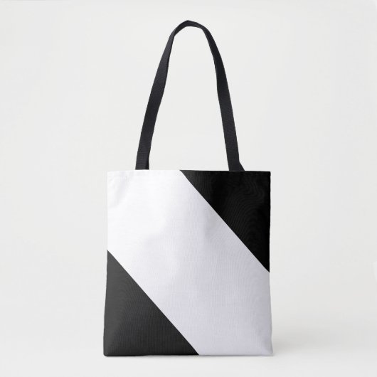 Zwart-wit, persoonlijk tote bag (Voorkant)