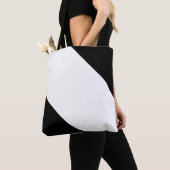 Zwart-wit, persoonlijk tote bag (Dichtbij)