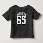 Zwart & Wit Peuter | Sport Jersey Design Kinder Shirts<br><div class="desc">Zwart & Wit Peuter | Sport Jersey Design · Football Jersey peuter T-shirt</div>