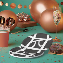 Zwart-wit Pi Symbool Papier Bord