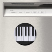 Zwart-wit Piano Keys Magnet (Insitu (Vaatwasser))