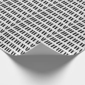 Zwart-wit Piano Keys Pianist Muzikant Cadeaupapier (Hoek)