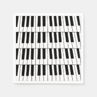 Zwart-wit Piano Keys Pianist Muzikantenfeest