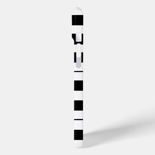 zwart-wit pianokaart Case-Mate iPhone case (Achterkant / Links)