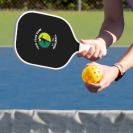 Zwart-wit Pickleball Club Team Speler Custom Paddle