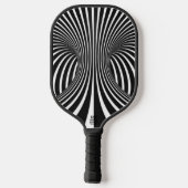 Zwart-wit Pickleball Paddle (Achterkant)
