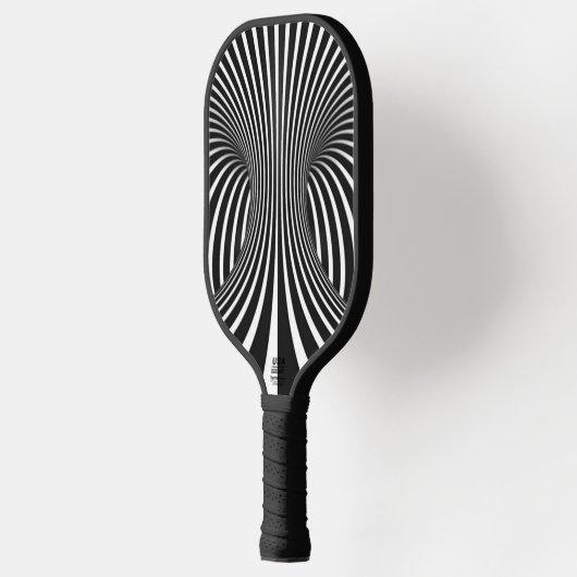 Zwart-wit Pickleball Paddle (Links)