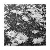 zwart-wit pixelkunst tegeltje (Voorkant)