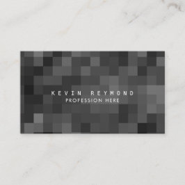 Zwart-wit pixels professionele technologie visitekaartje
