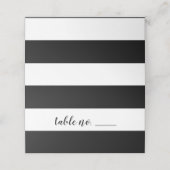 Zwart-wit plaatskaarten plaatskaartje (Buitenkant ongevouwen)