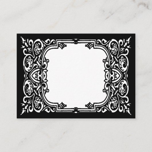 Zwart-wit plaatskaarten plaatskaartje (Voorkant)