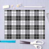 Zwart-wit Plaid Check Plaid Tissue Paper Tissuepapier (Craft)