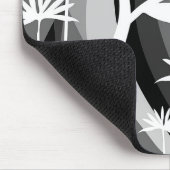 Zwart-wit Plant ontwerp Muismat (Hoek)