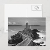 Zwart-wit Plouzane Briefkaart (Voorkant / Achterkant)