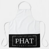 zwart-wit plug-in en -witpit schort (Voorkant)