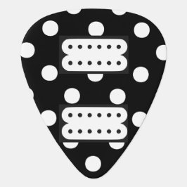 Zwart/wit poka dot gitaar Pick Gitaar Plectrum