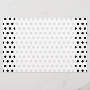 Zwart-wit poka-vlek. Spottig. Briefpapier