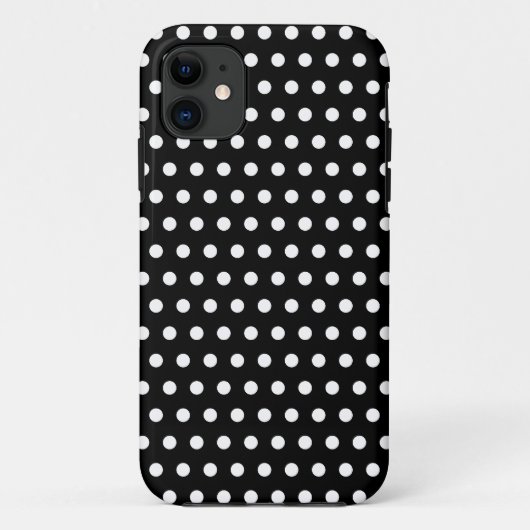Zwart-wit poka-vlek. Spottig. Case-Mate iPhone Case (Achterkant)