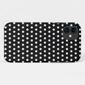 Zwart-wit poka-vlek. Spottig. Case-Mate iPhone Case (Achterkant (horizontaal))