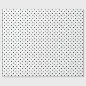 Zwart-wit pokadopatroon cadeaupapier (Vlak)