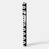 Zwart-wit pokadopatroon Case-Mate iPhone case (Achterkant / Links)