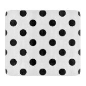 Zwart-wit pokadopatroon snijplank (Voorkant)