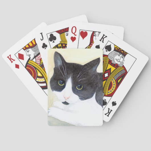 Zwart-wit Pokerkaarten (Achterkant)