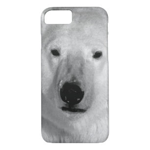 Zwart & Wit Polar Beer iPhone 7 Hoesje