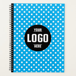 Zwart-wit Polka Dot Custom 2026 Business Planner