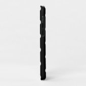 Zwart-wit Polka Dot iPhone Case (Achterkant/links)