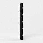 Zwart-wit Polka Dot iPhone Case (Achterkant/rechts)