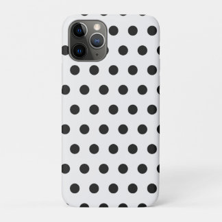 Zwart-wit Polka Dot iPhone Case