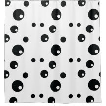 Zwart-wit Polka Dot Pattern Design