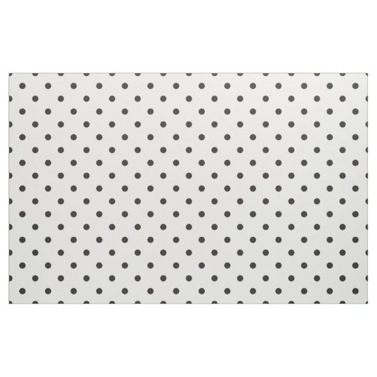 Zwart-wit Polka Dot  Pattern Stof (Yard (91,4 cm))