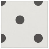 Zwart-wit Polka Dot Pattern Stof (Close Up)