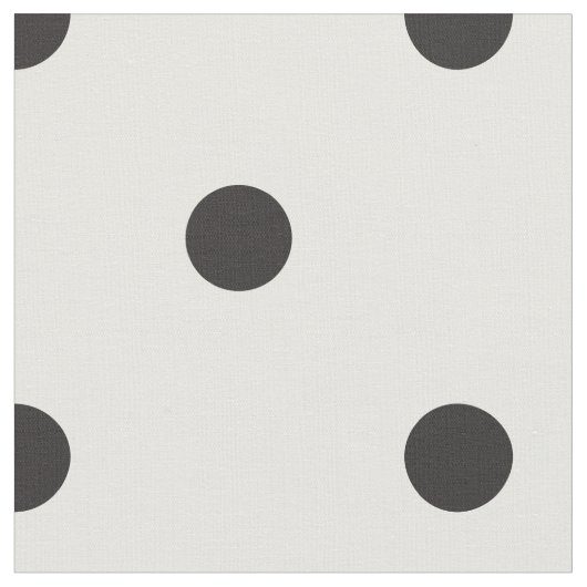 Zwart-wit Polka Dot  Pattern Stof (Close Up)