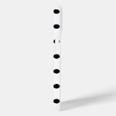 Zwart-wit Polka Dots, Daisy Case-Mate iPhone Case (Achterkant / Rechts)