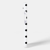 Zwart-wit Polka Dots, Daisy Case-Mate iPhone Case (Achterkant / Links)