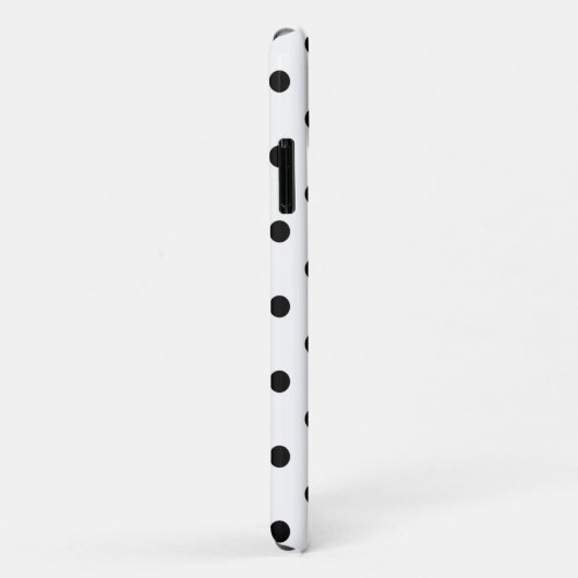 Zwart-wit Polka Dots, Daisy iPhone 11 Hoesje (Achterkant/rechts)