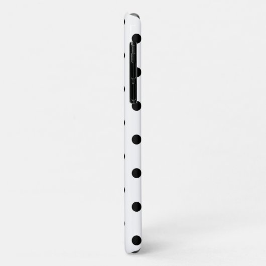 Zwart-wit Polka Dots, Daisy iPhone 11 Hoesje (Achterkant/links)