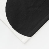 Zwart-wit Polka dots en strepen deken (Hoek)