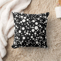 Zwart Wit polka-stippen