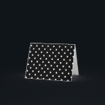 Zwart-wit polkadots kaart<br><div class="desc">Zwart-wit polkadots</div>