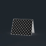 Zwart-wit polkadots kaart<br><div class="desc">Zwart-wit polkadots</div>