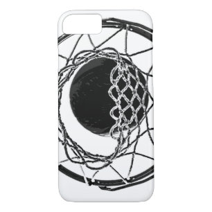Zwart & Wit Pop Art Basketbal Case-Mate iPhone Case