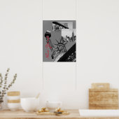 Zwart-wit Pop Art New York City Poster (Keuken)