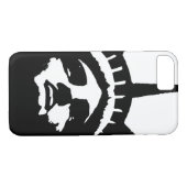 Zwart Wit Pop Kunstbeeld Vrijheid iPhone 7 Hoesje (Achterkant (Horizontaal))